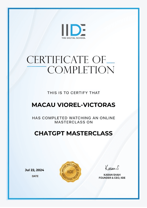 ChatGPT Masterclass