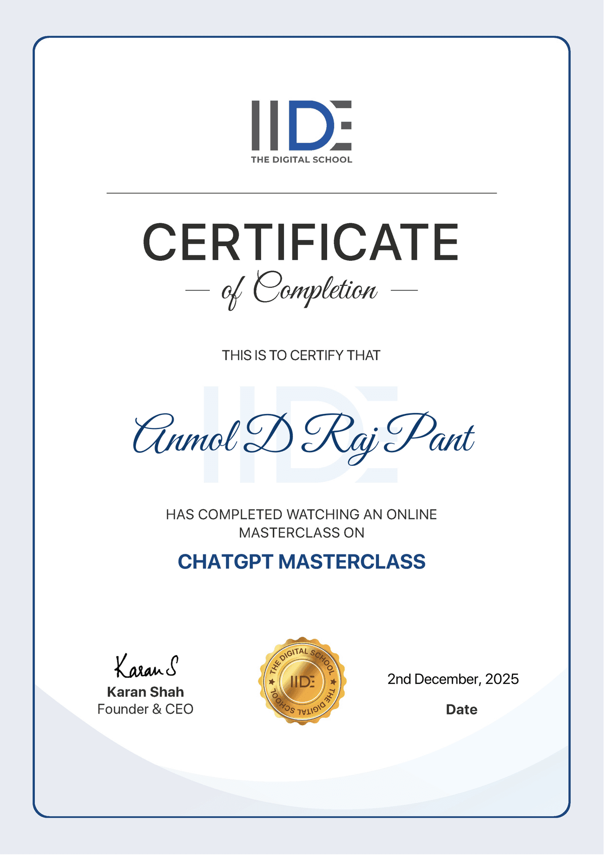 ChatGPT Masterclass