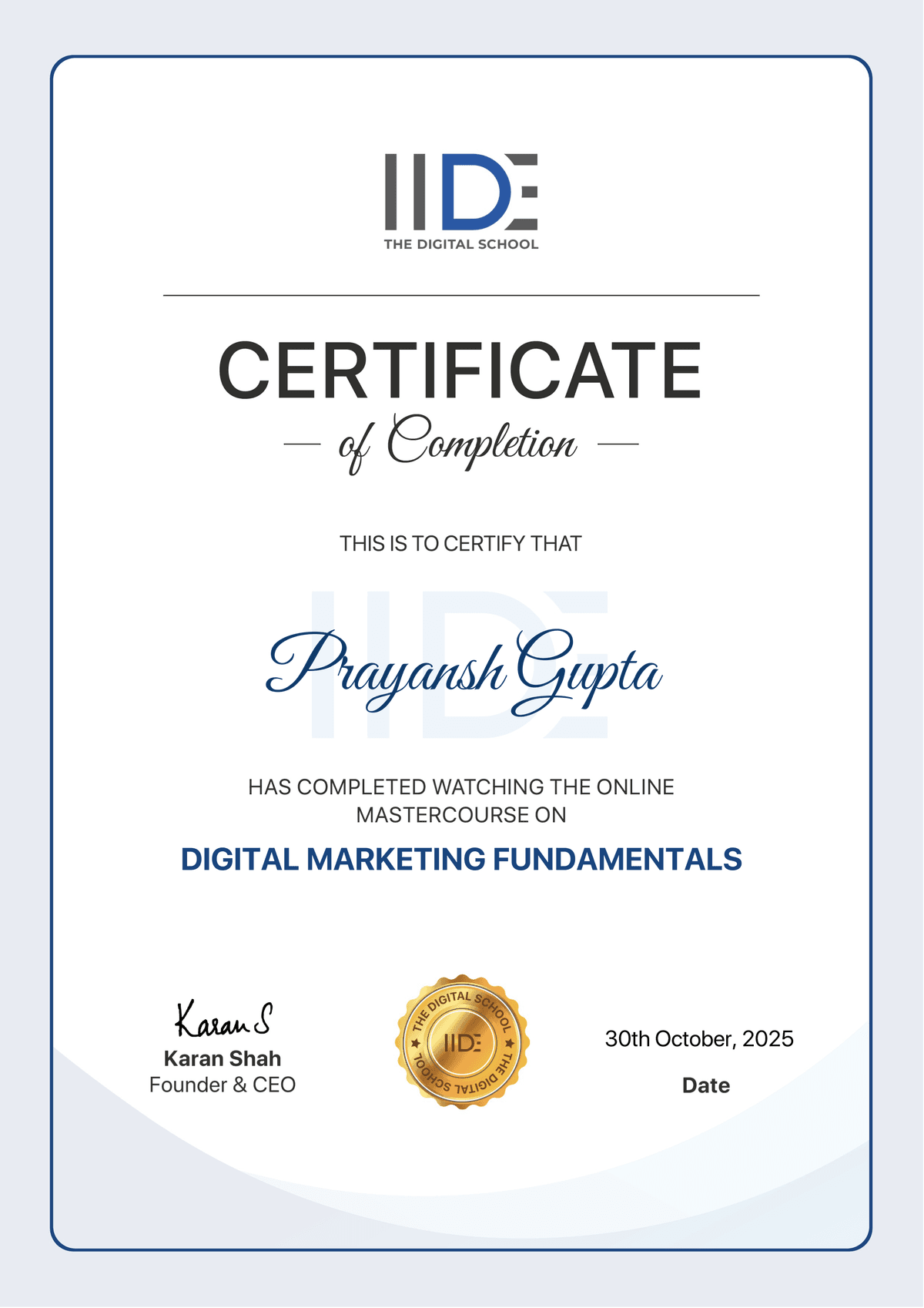 Digital Marketing Fundamentals