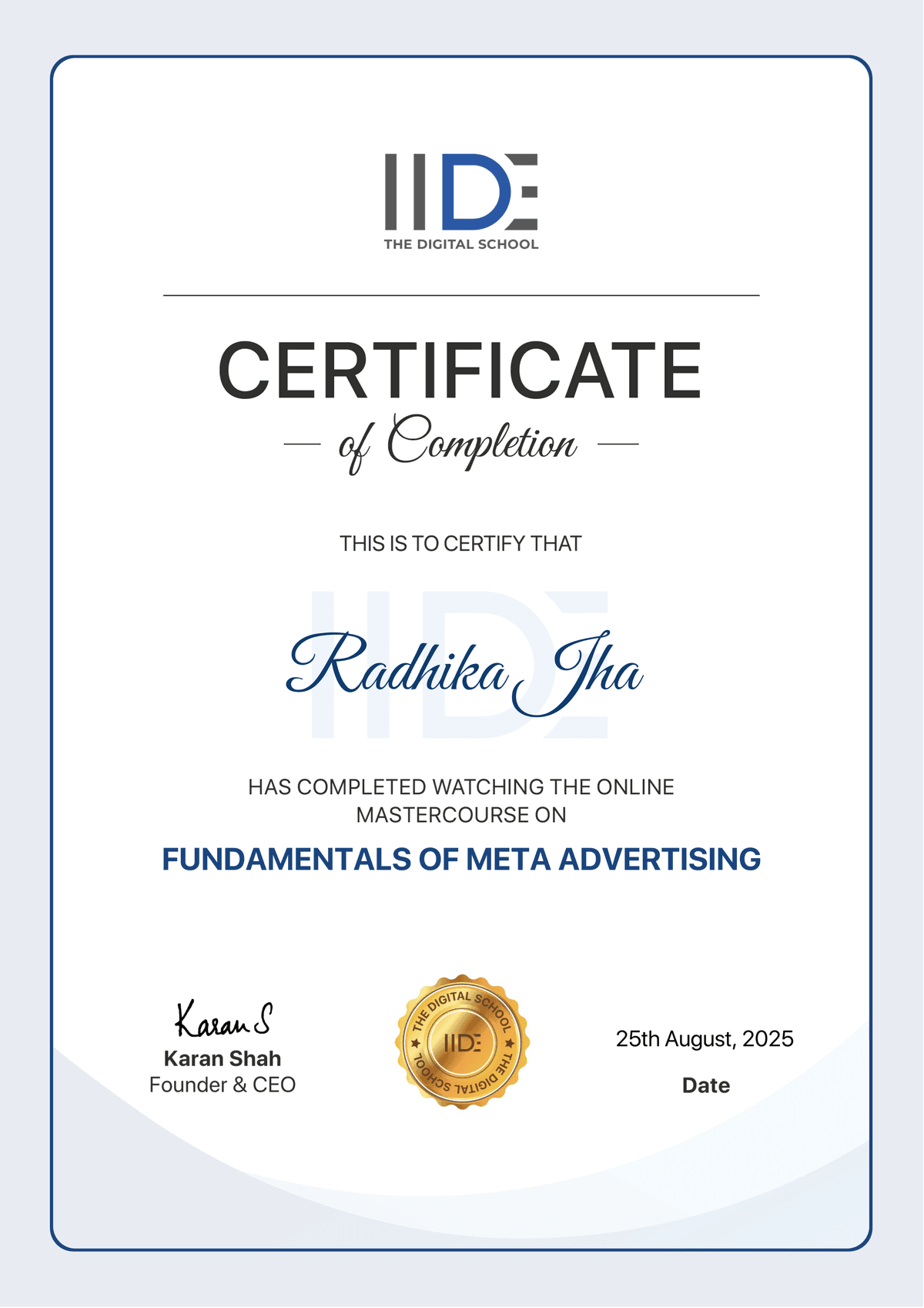 Fundamentals of Meta Advertising