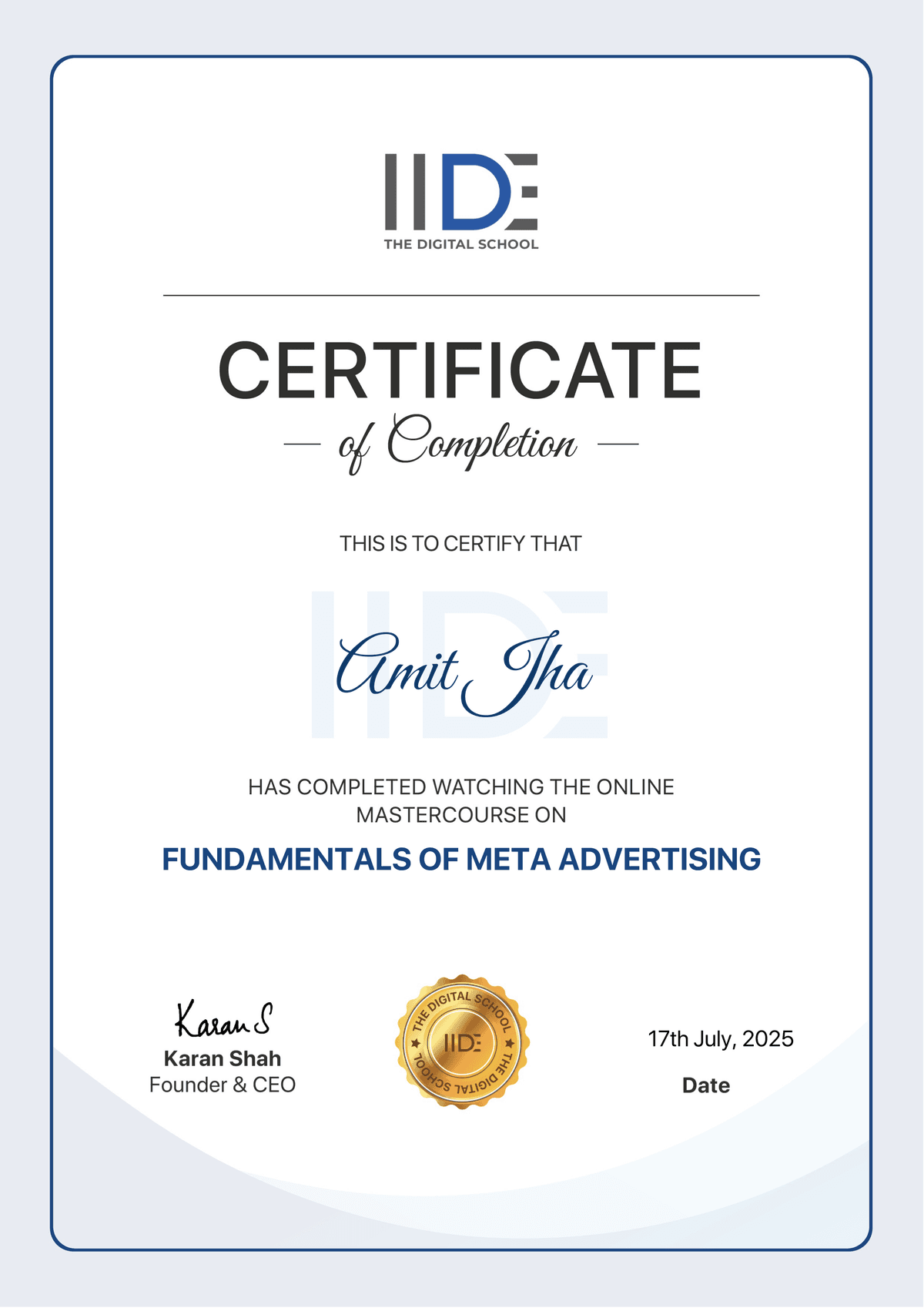 Fundamentals of Meta Advertising