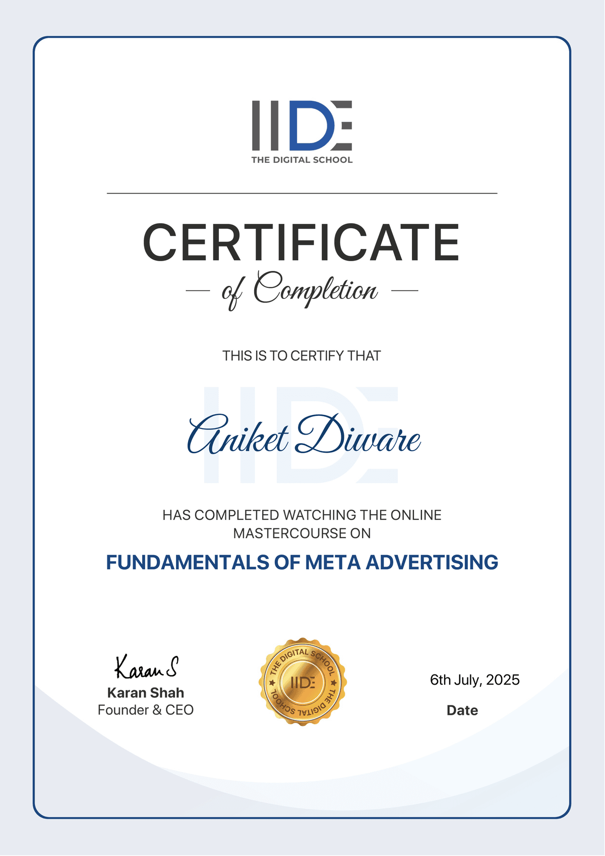 Fundamentals of Meta Advertising