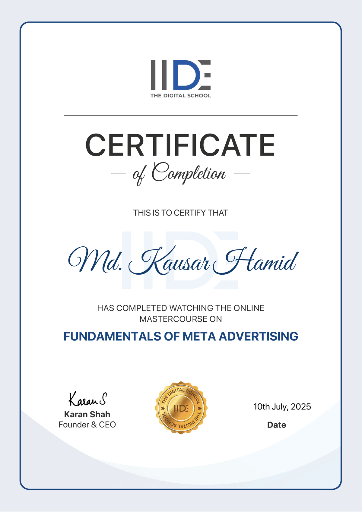 Fundamentals of Meta Advertising