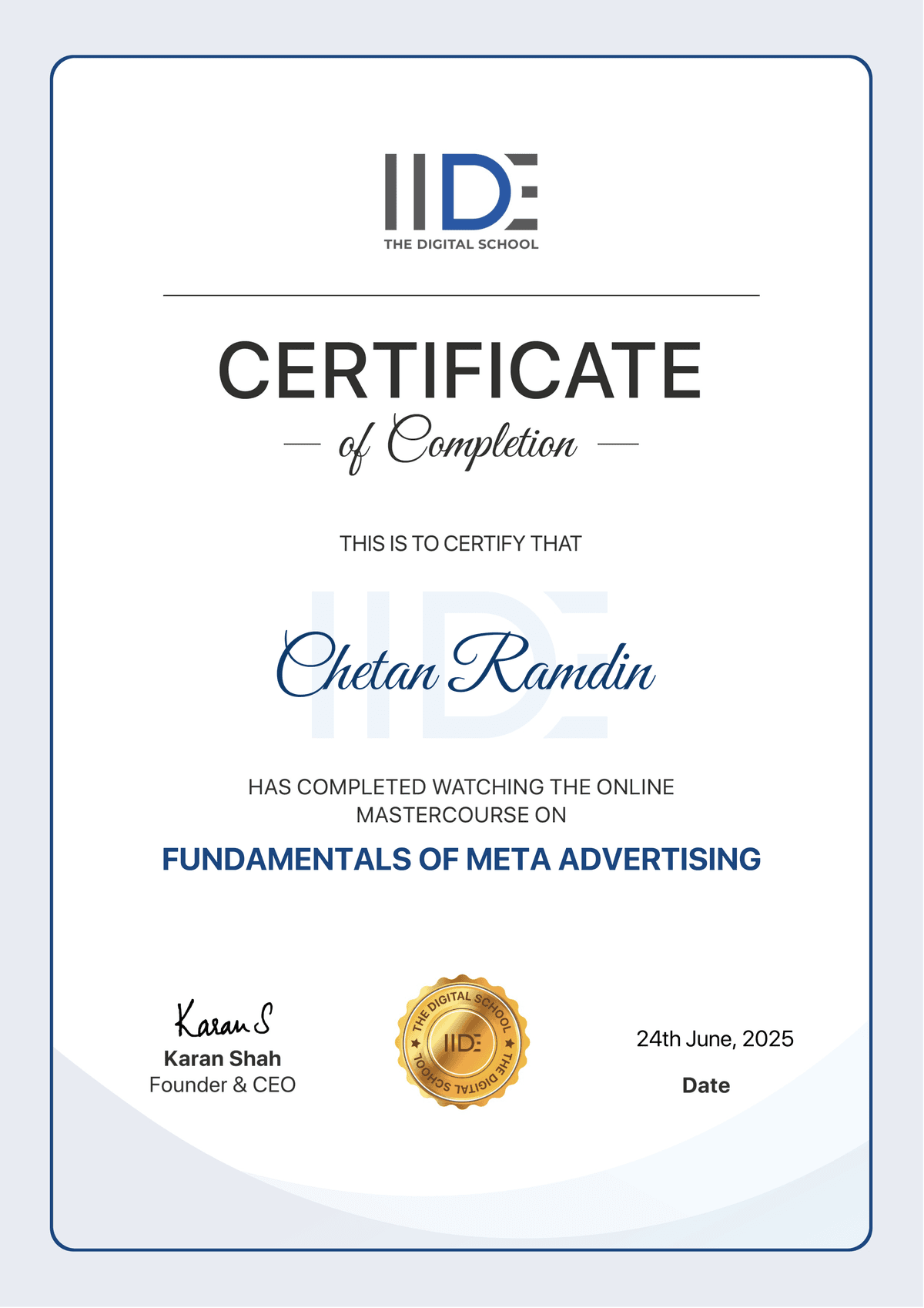 Fundamentals of Meta Advertising