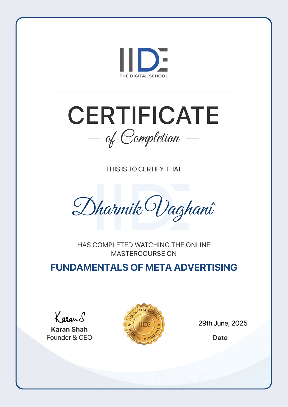 Fundamentals of Meta Advertising