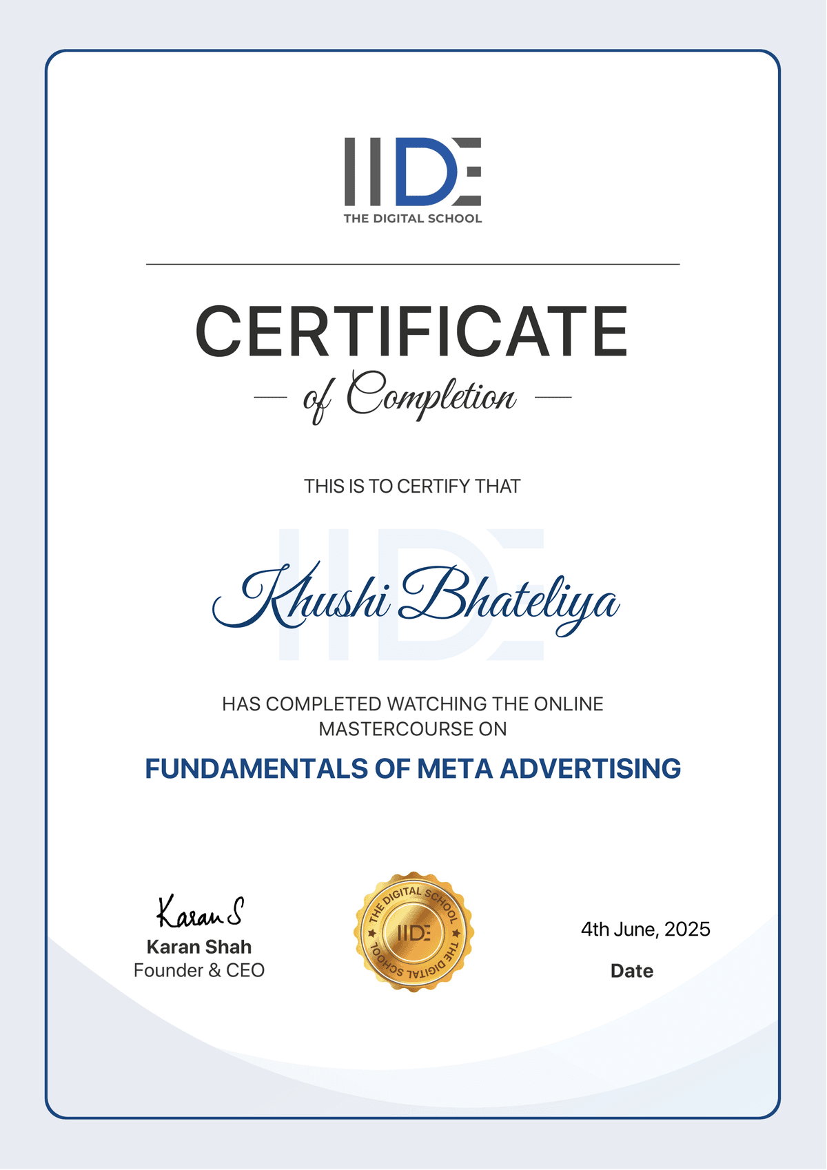 Fundamentals of Meta Advertising
