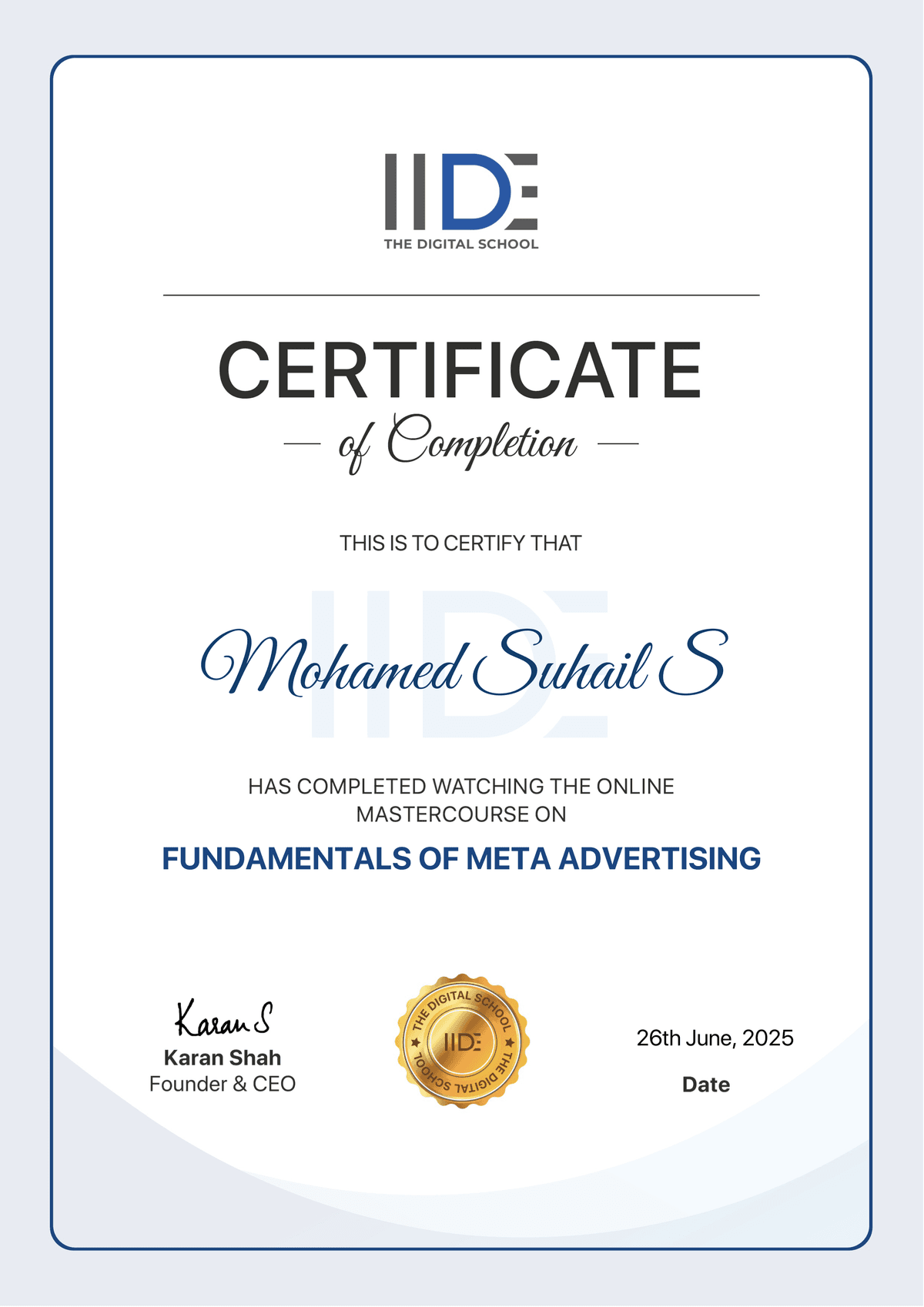 Fundamentals of Meta Advertising