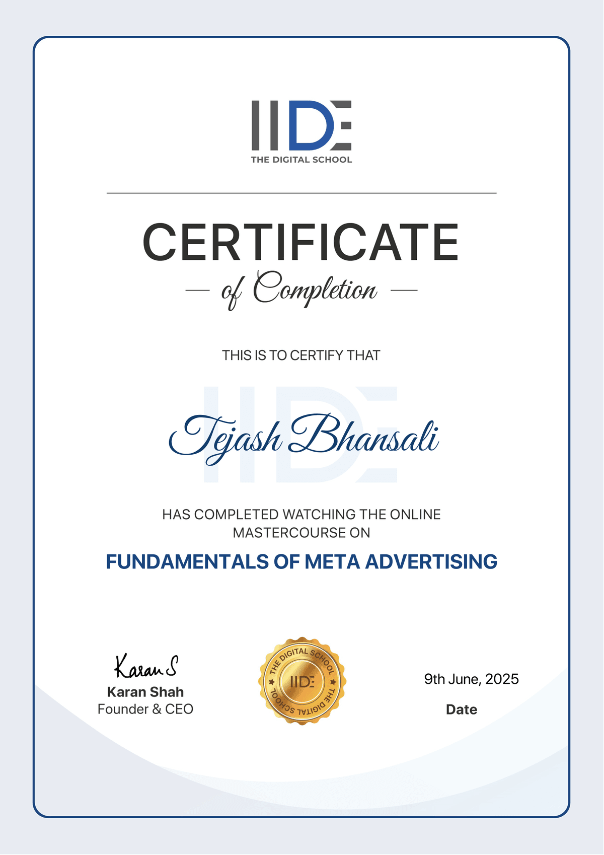 Fundamentals of Meta Advertising