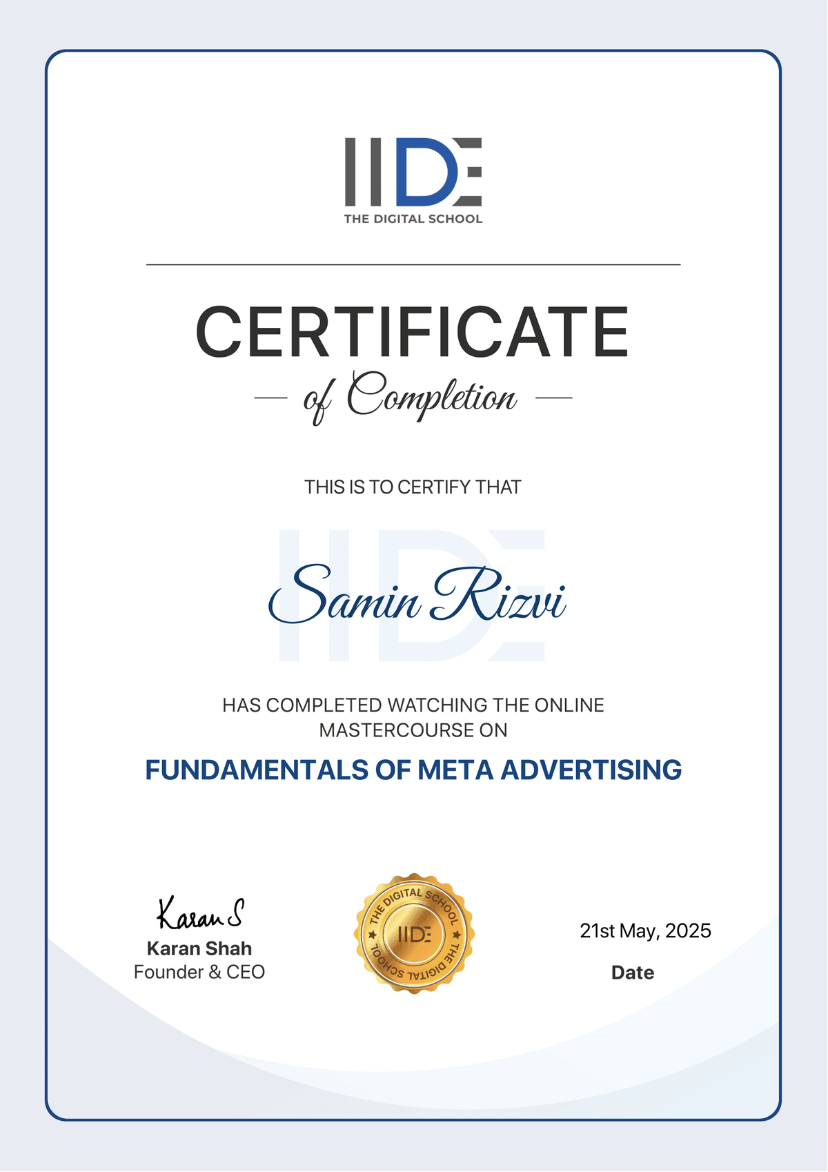 Fundamentals of Meta Advertising