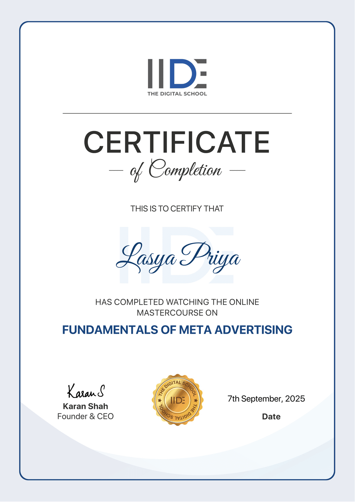 Fundamentals of Meta Advertising