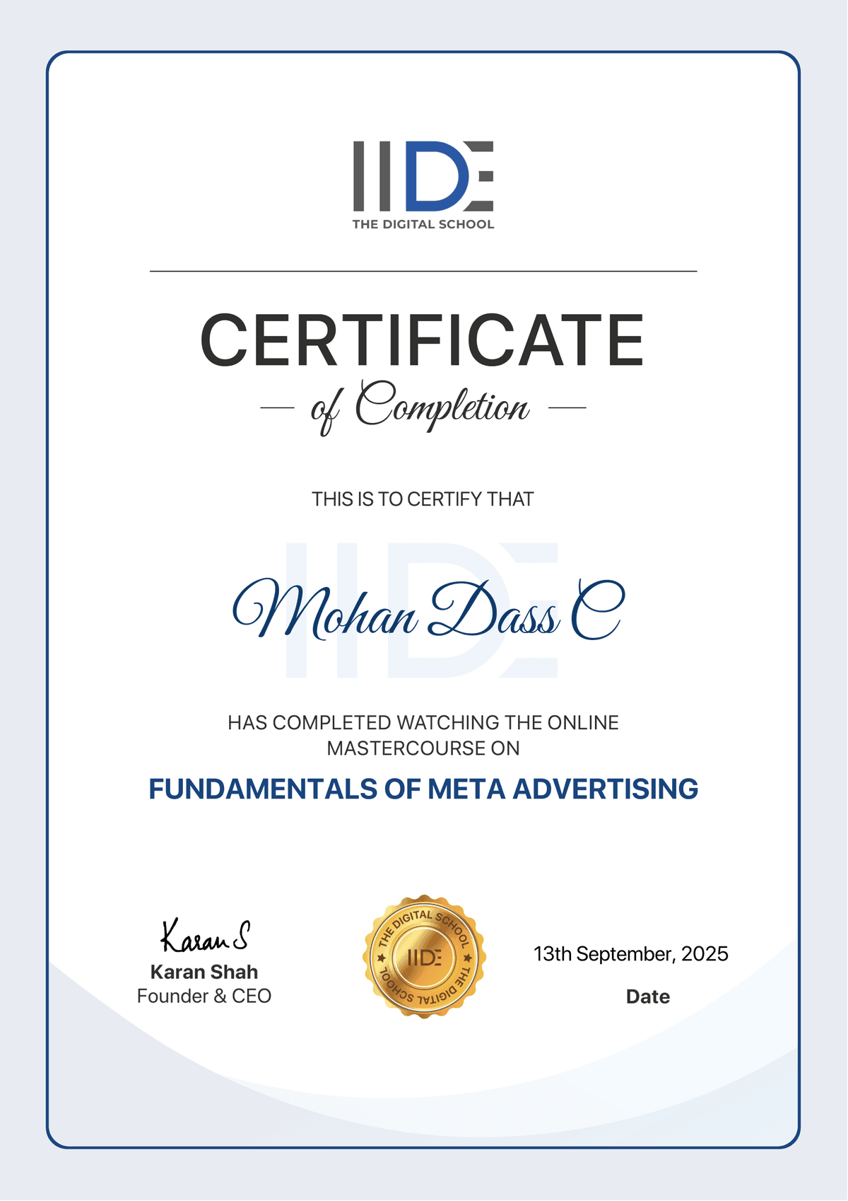 Fundamentals of Meta Advertising