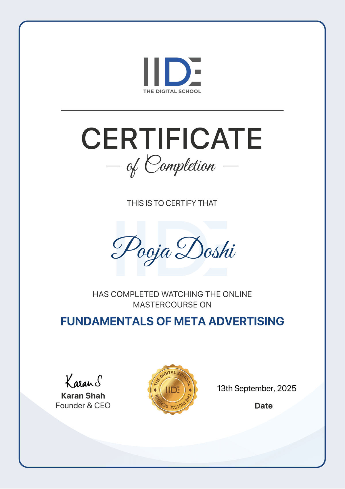 Fundamentals of Meta Advertising