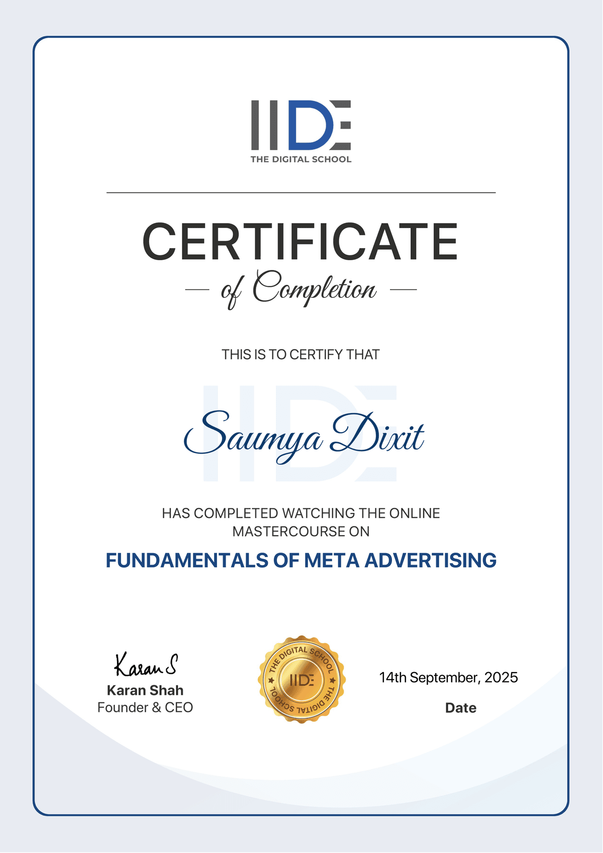 Fundamentals of Meta Advertising