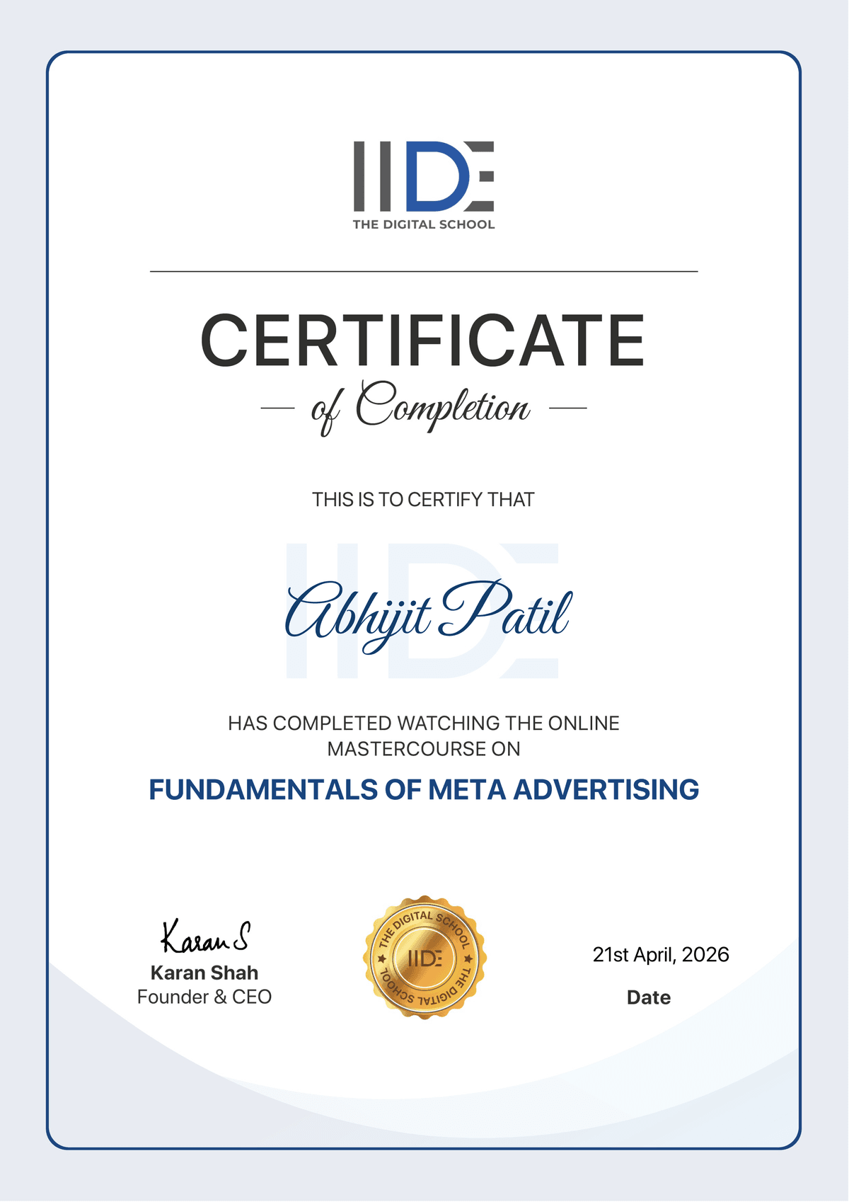 Fundamentals of Meta Advertising