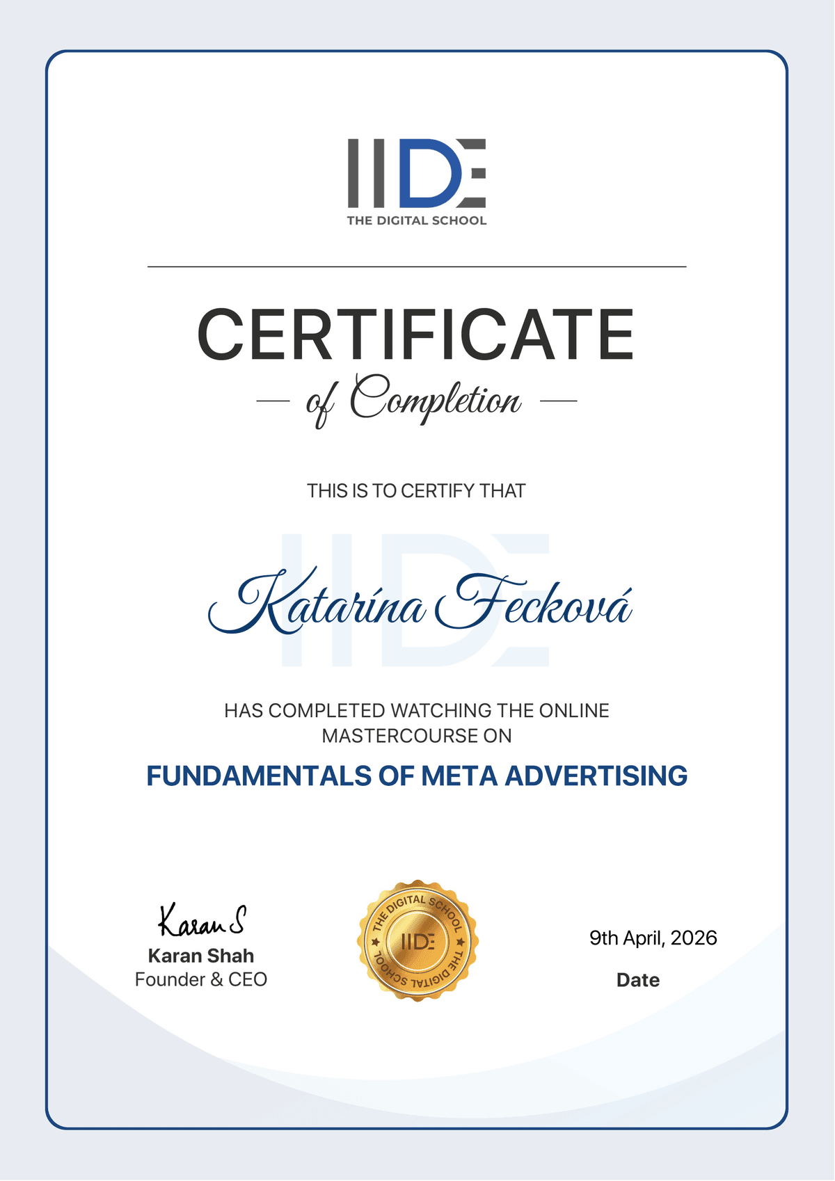 Fundamentals of Meta Advertising