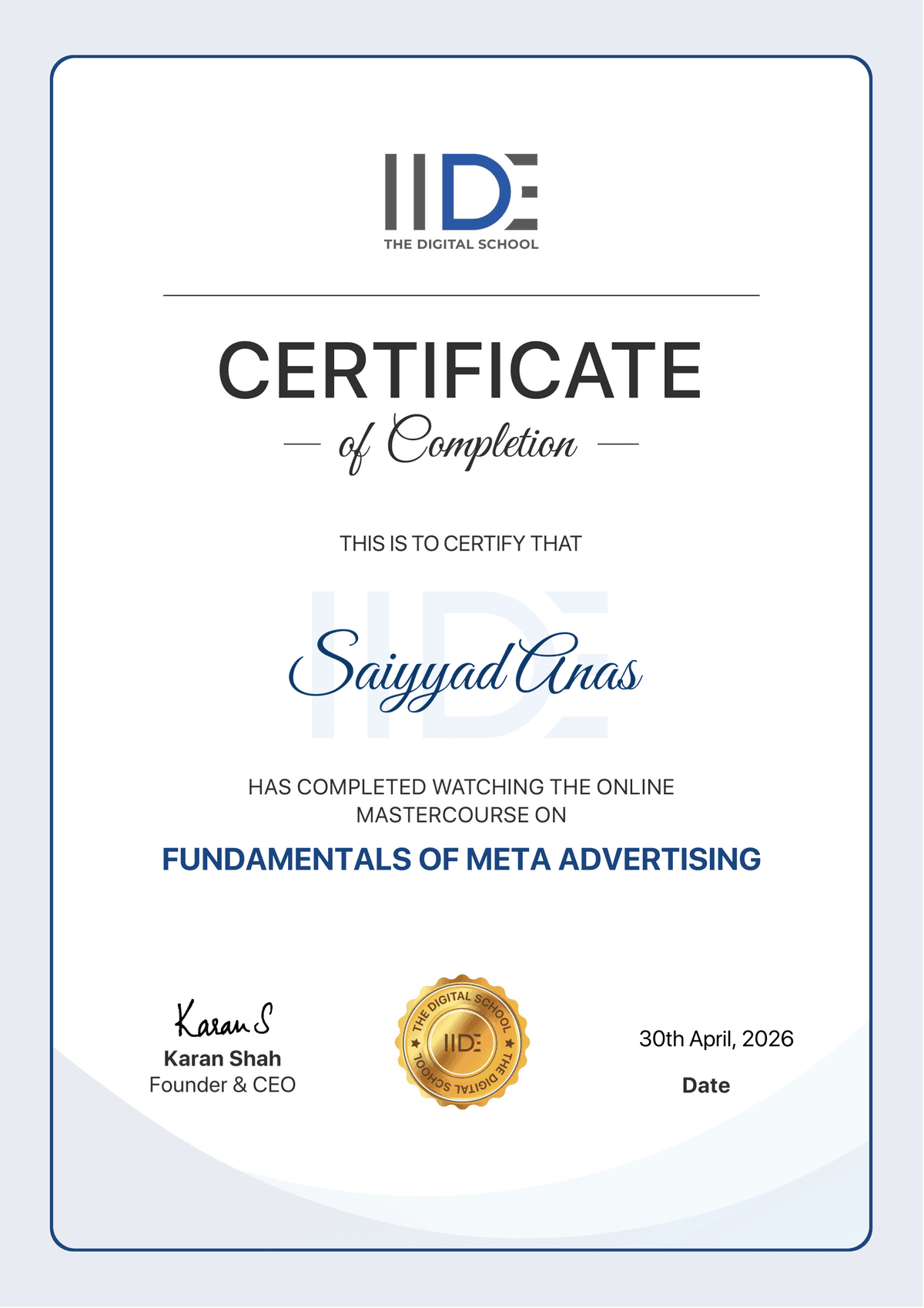 Fundamentals of Meta Advertising