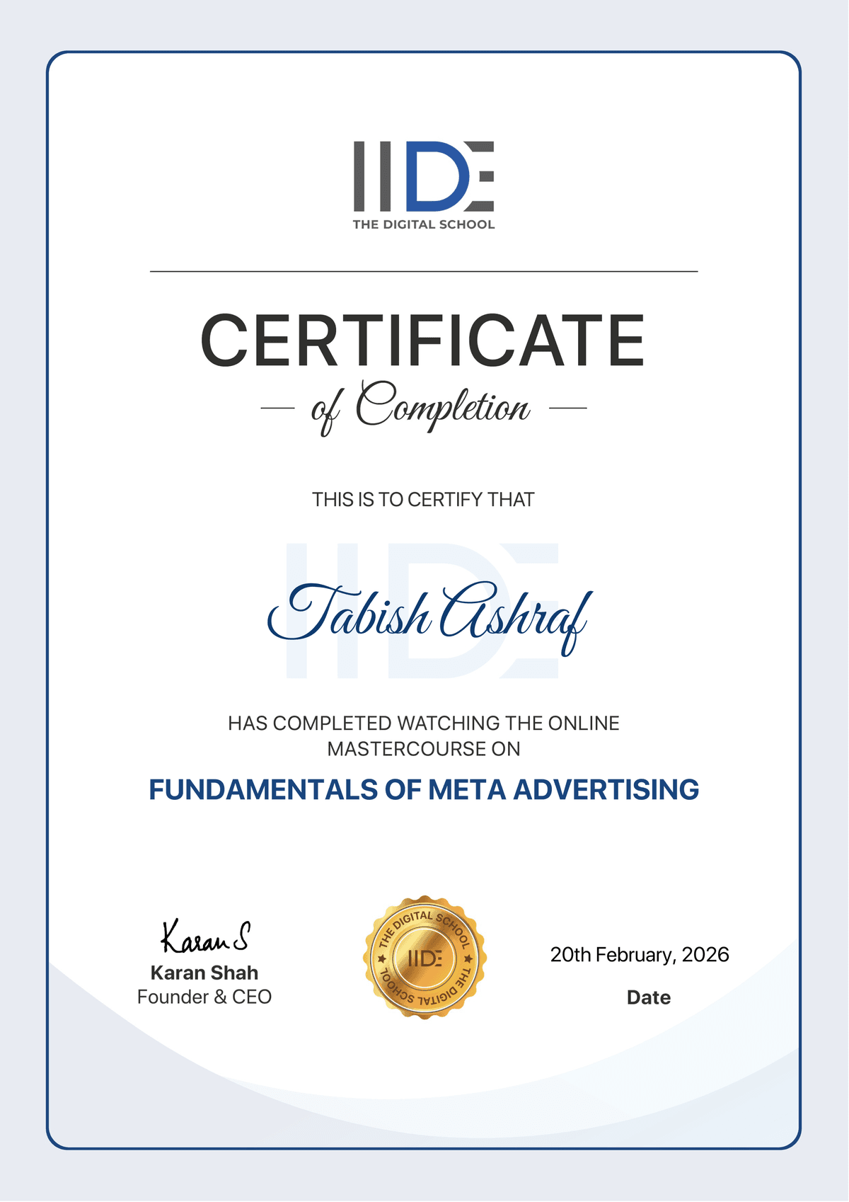 Fundamentals of Meta Advertising