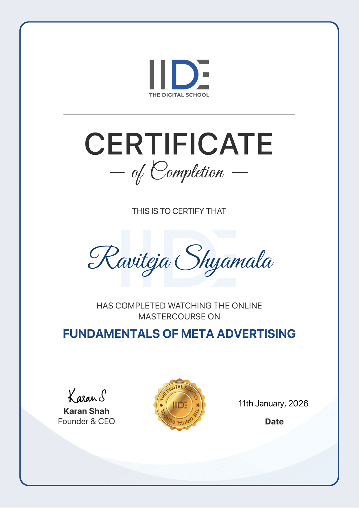 Fundamentals of Meta Advertising