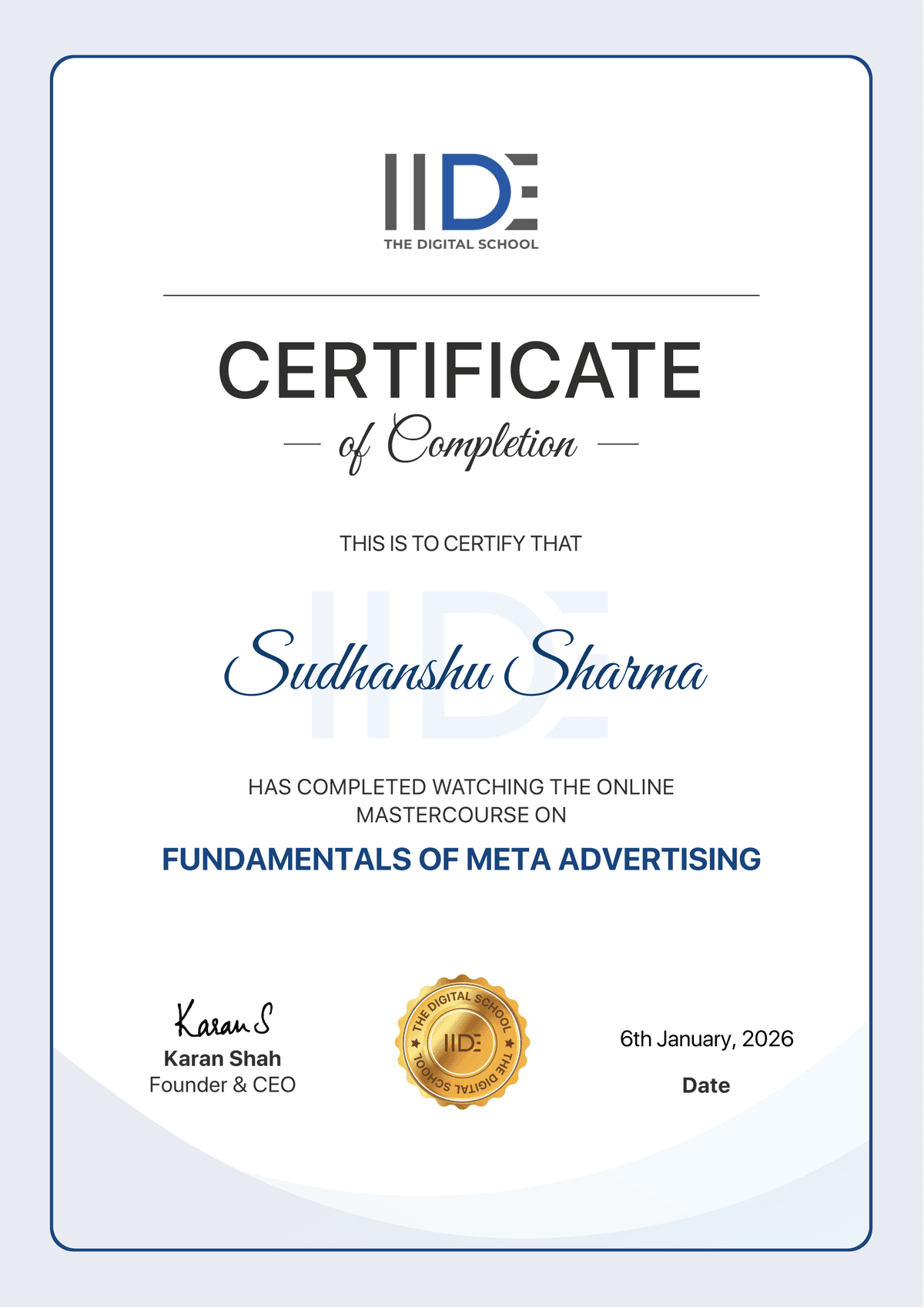 Fundamentals of Meta Advertising