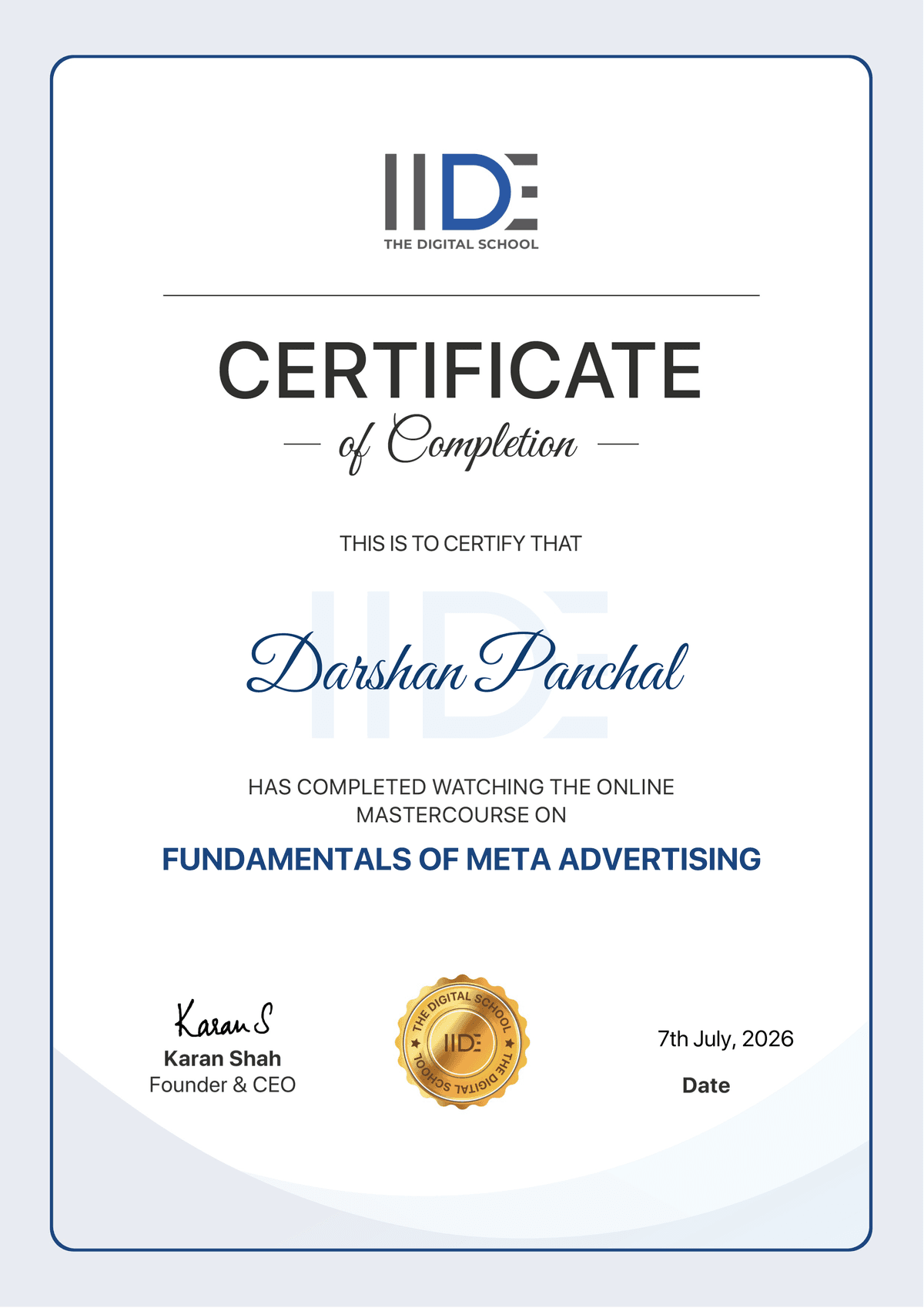 Fundamentals of Meta Advertising