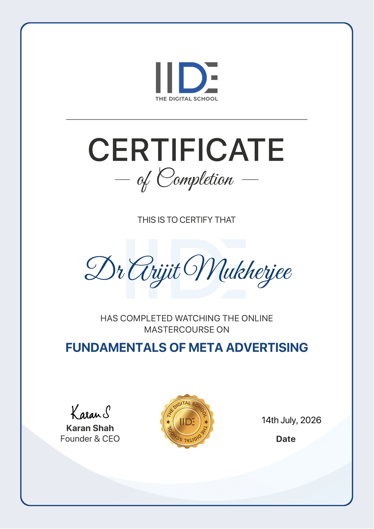 Fundamentals of Meta Advertising