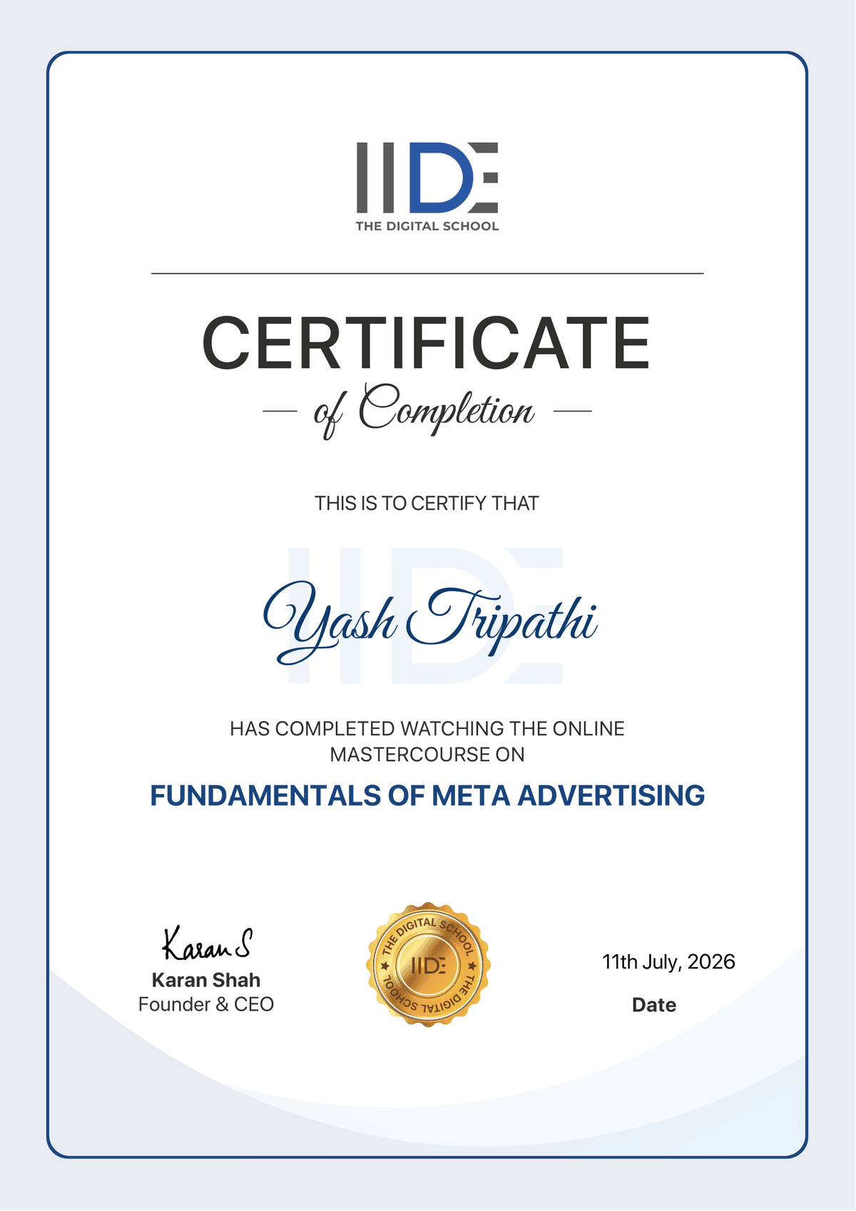 Fundamentals of Meta Advertising