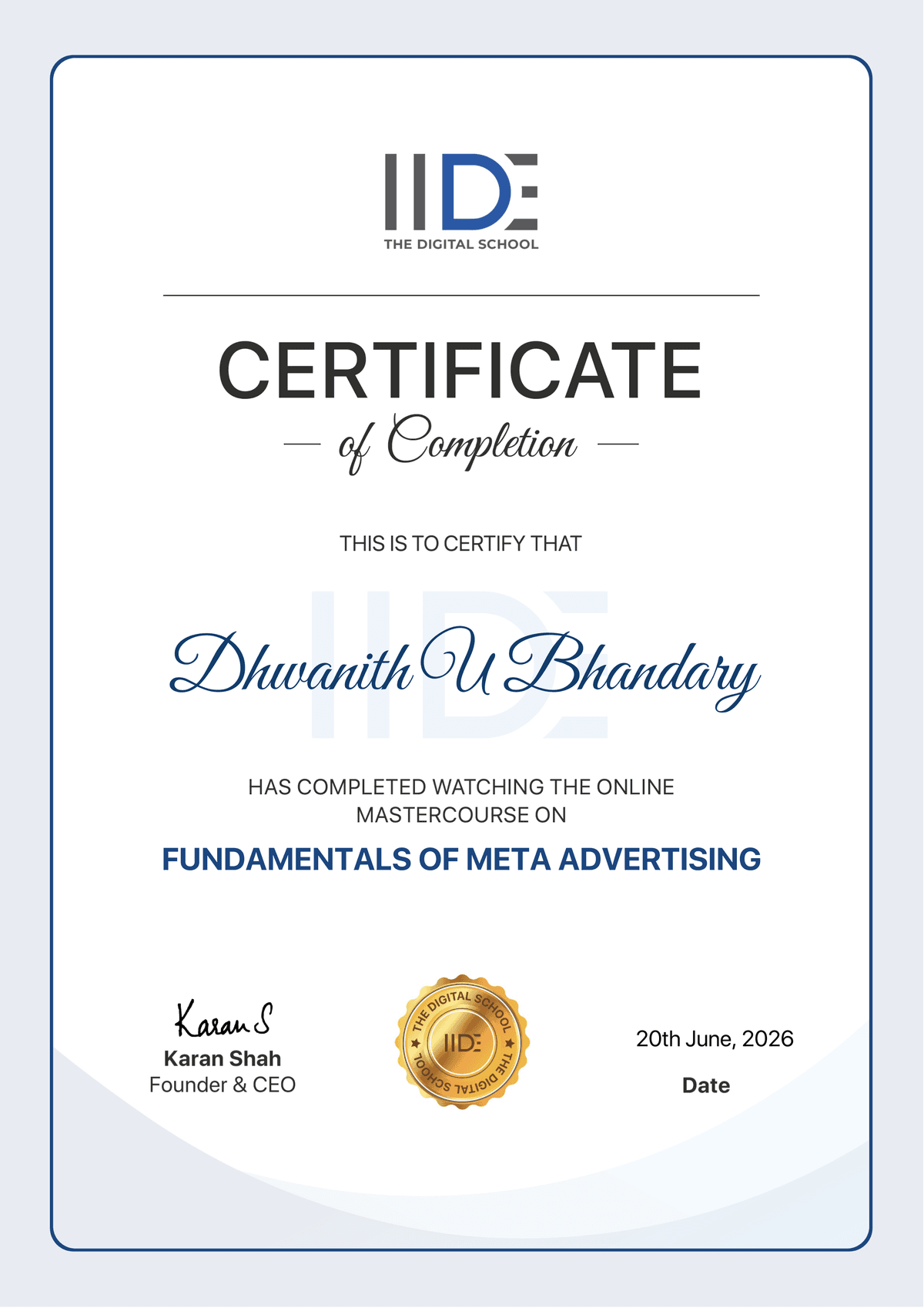 Fundamentals of Meta Advertising
