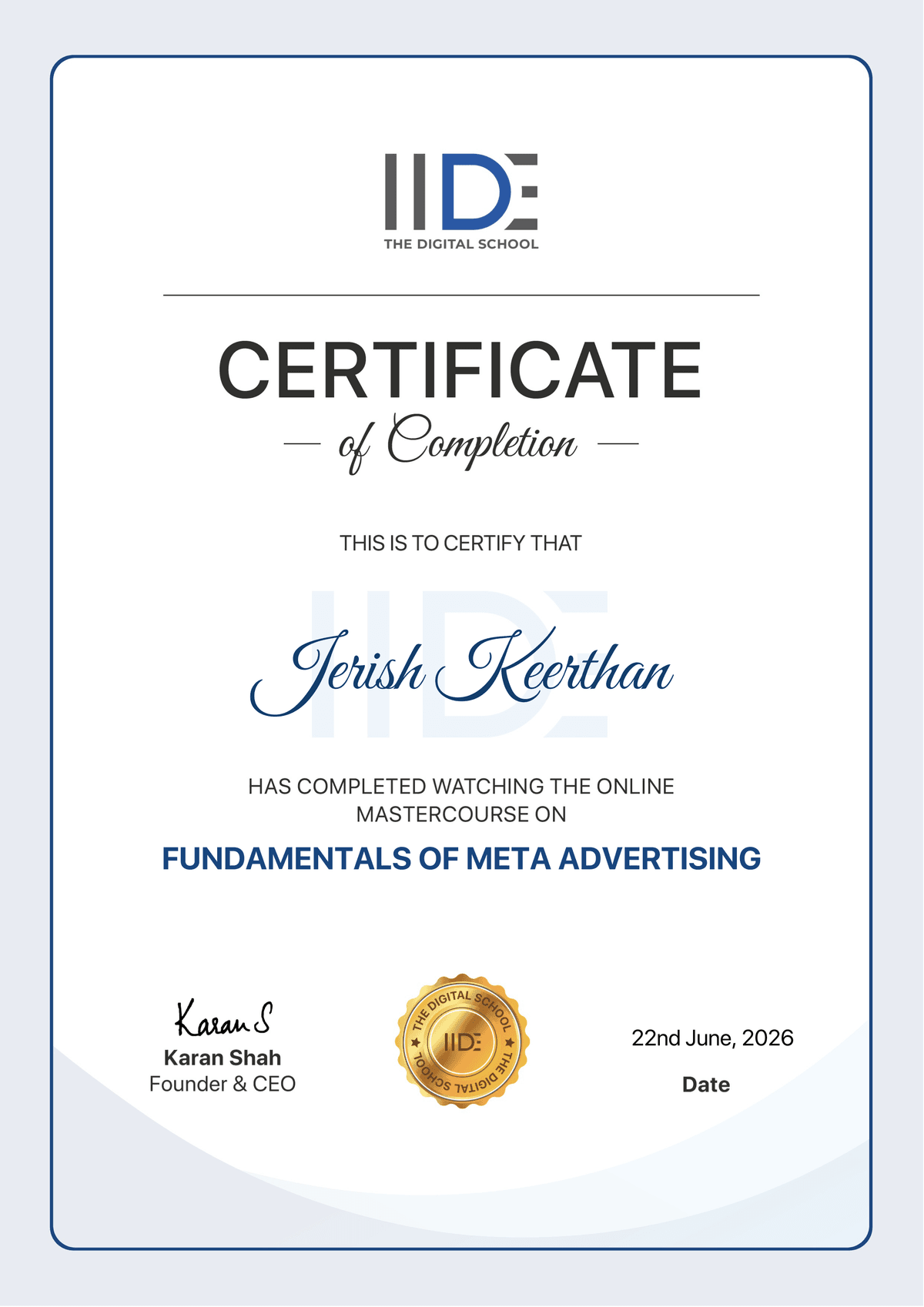 Fundamentals of Meta Advertising