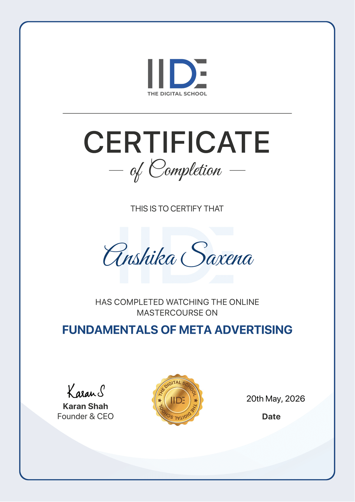 Fundamentals of Meta Advertising