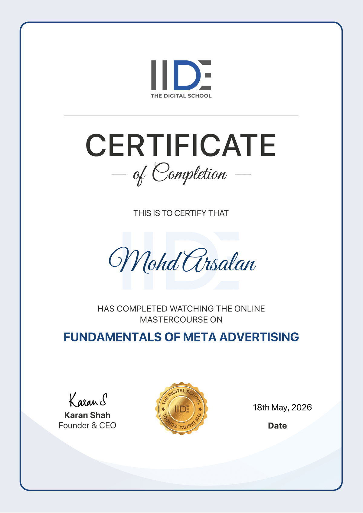 Fundamentals of Meta Advertising