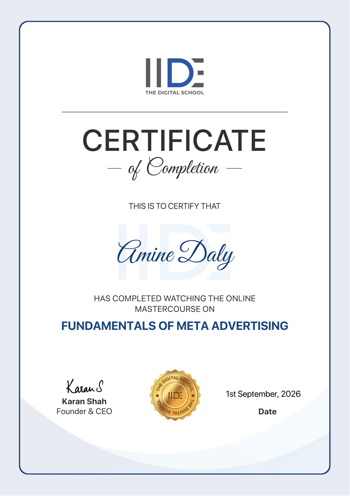 Fundamentals of Meta Advertising