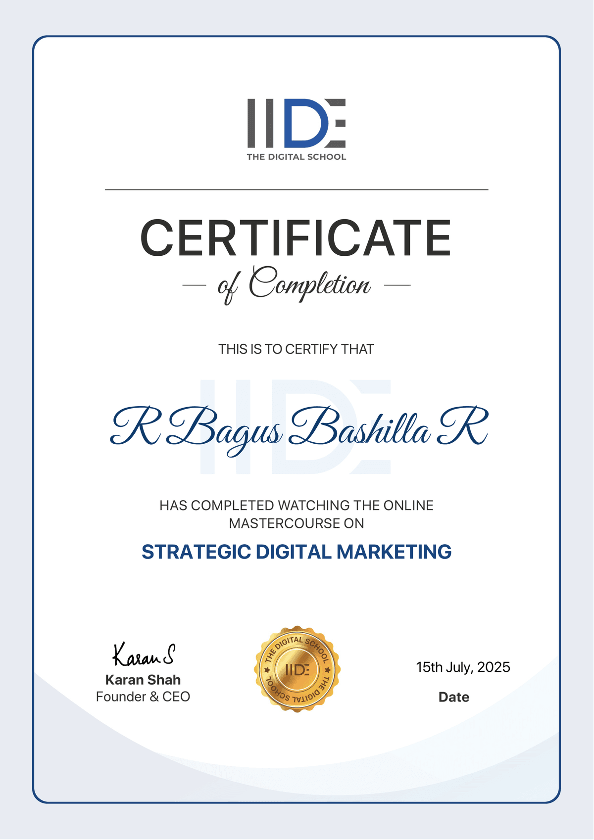 Strategic Digital Marketing