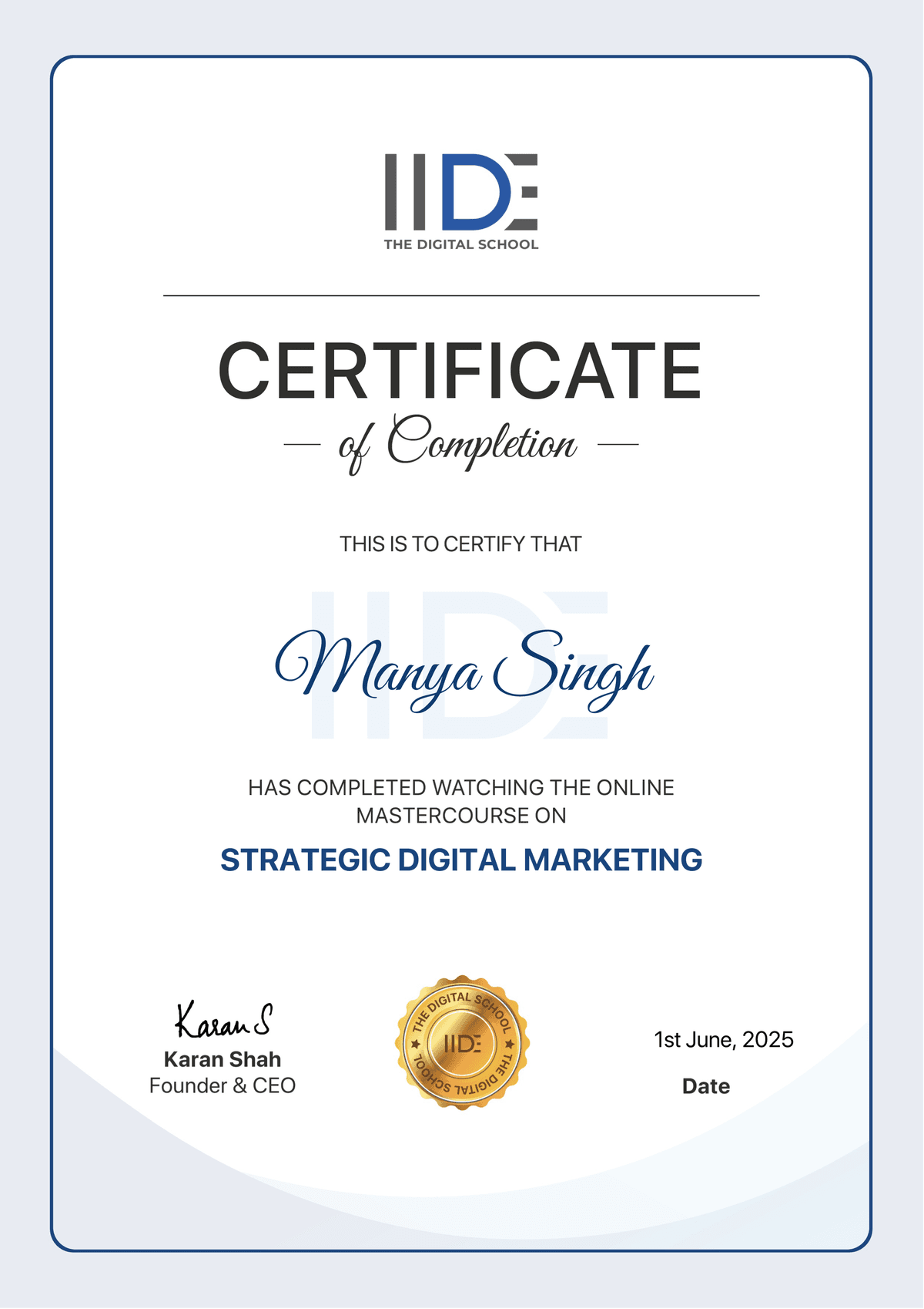 Strategic Digital Marketing