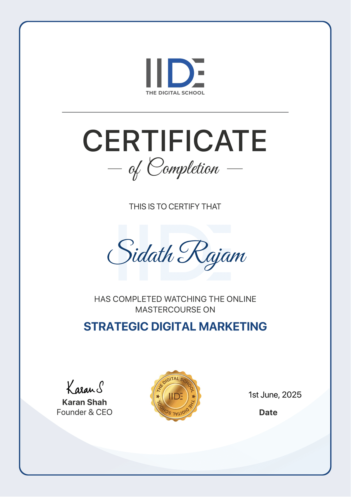Strategic Digital Marketing