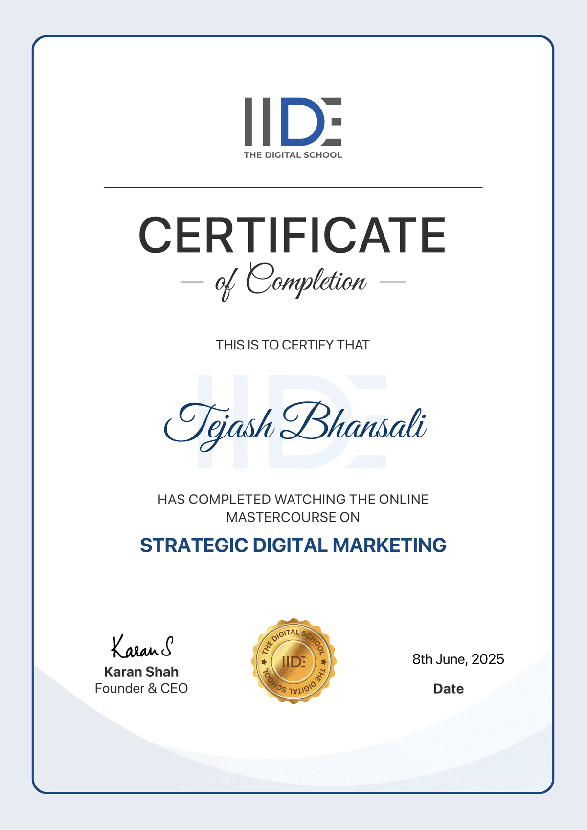 Strategic Digital Marketing