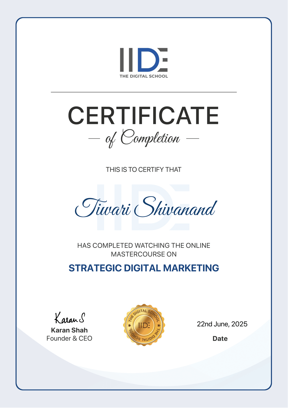 Strategic Digital Marketing