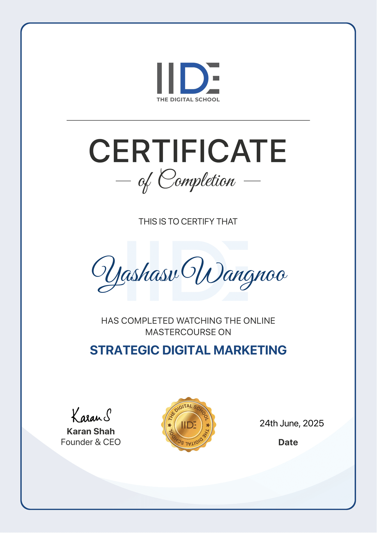 Strategic Digital Marketing