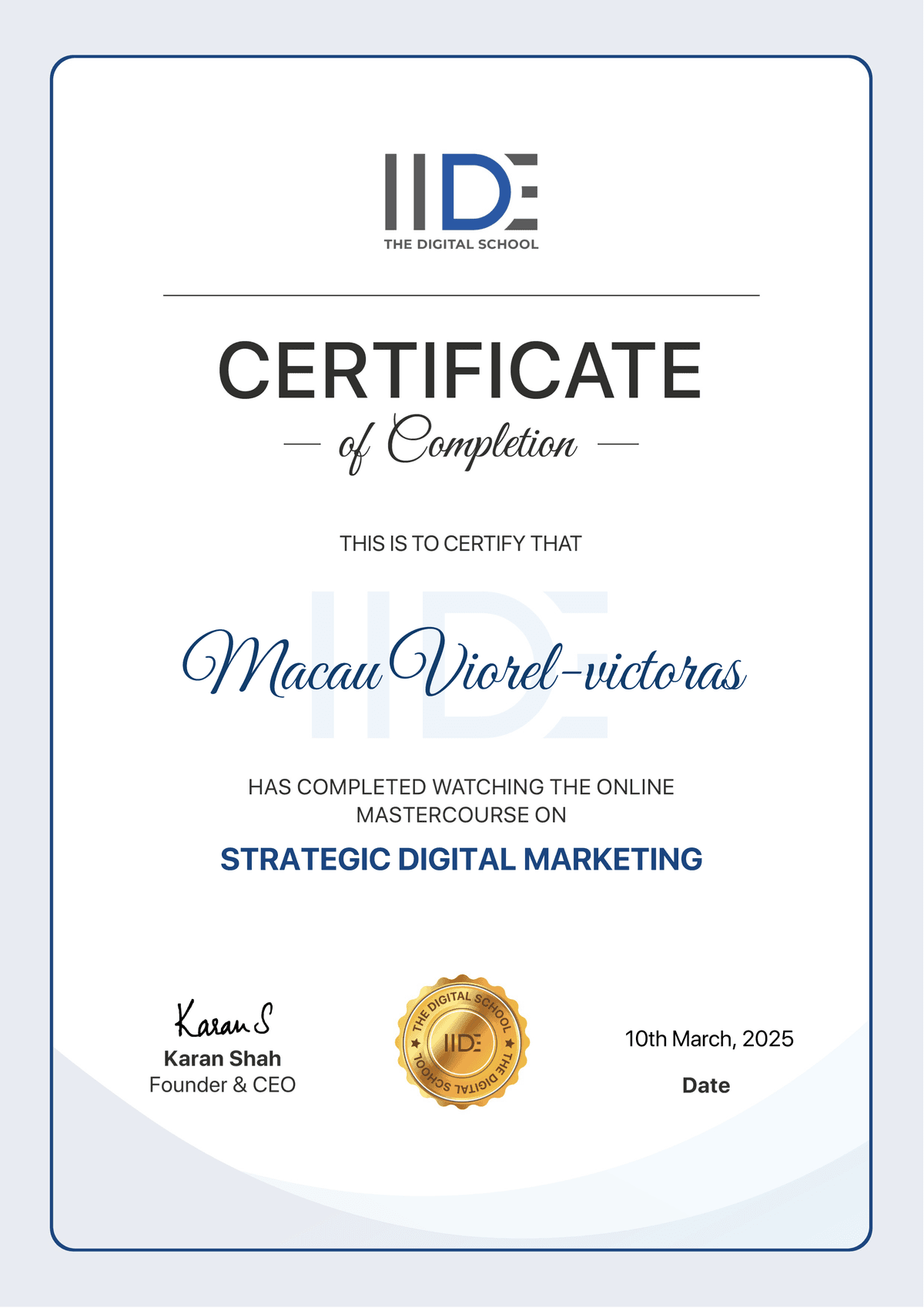 Strategic Digital Marketing
