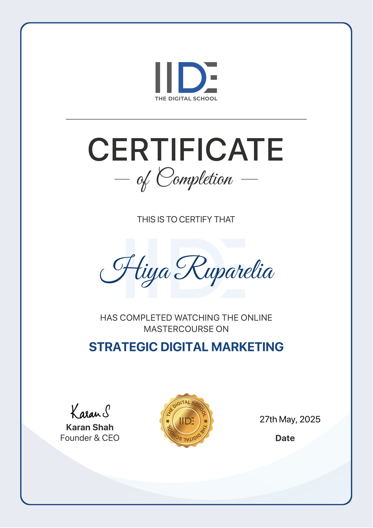 Strategic Digital Marketing