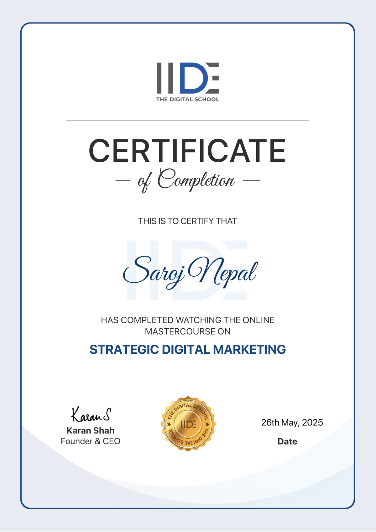 Strategic Digital Marketing
