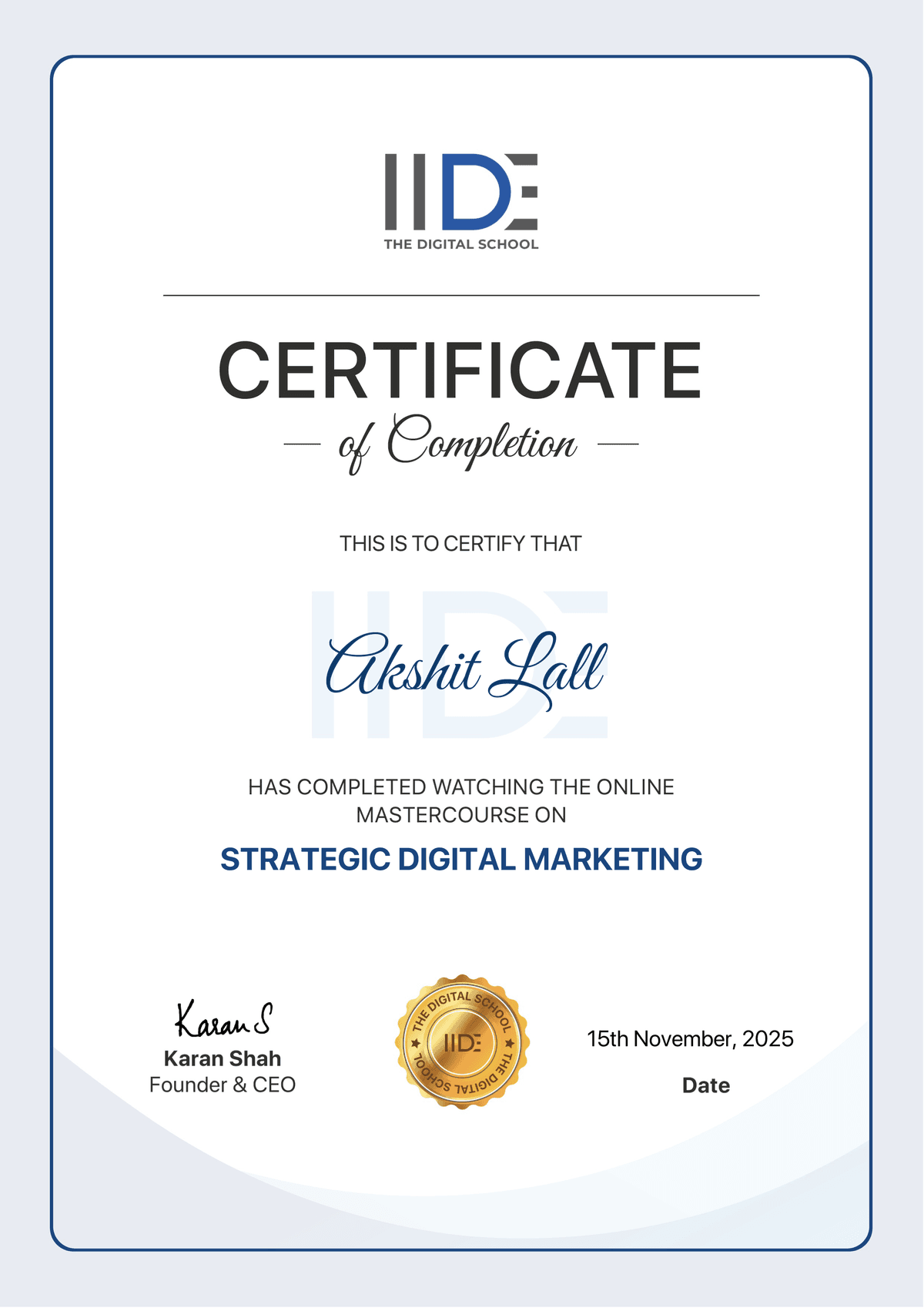 Strategic Digital Marketing