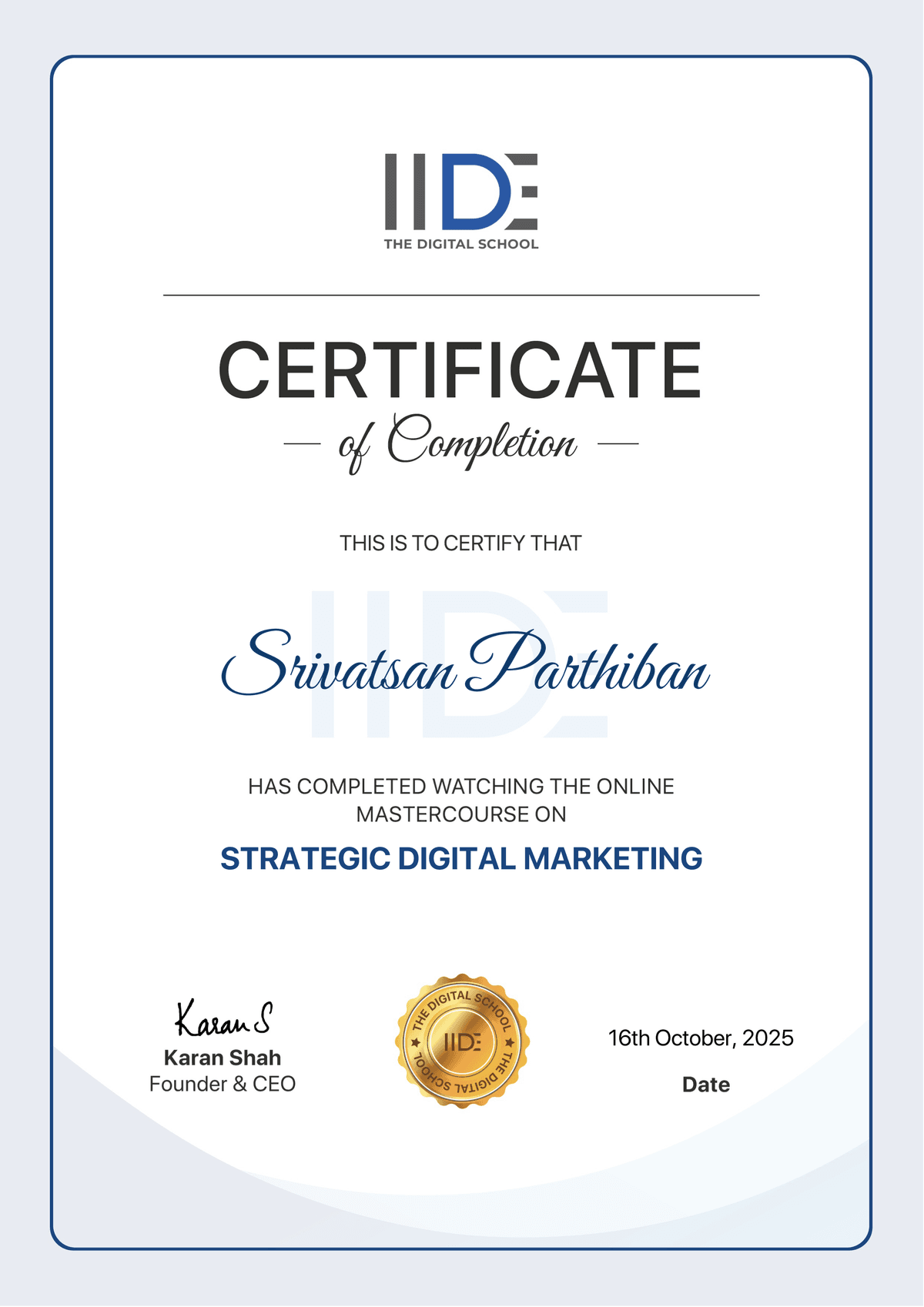 Strategic Digital Marketing