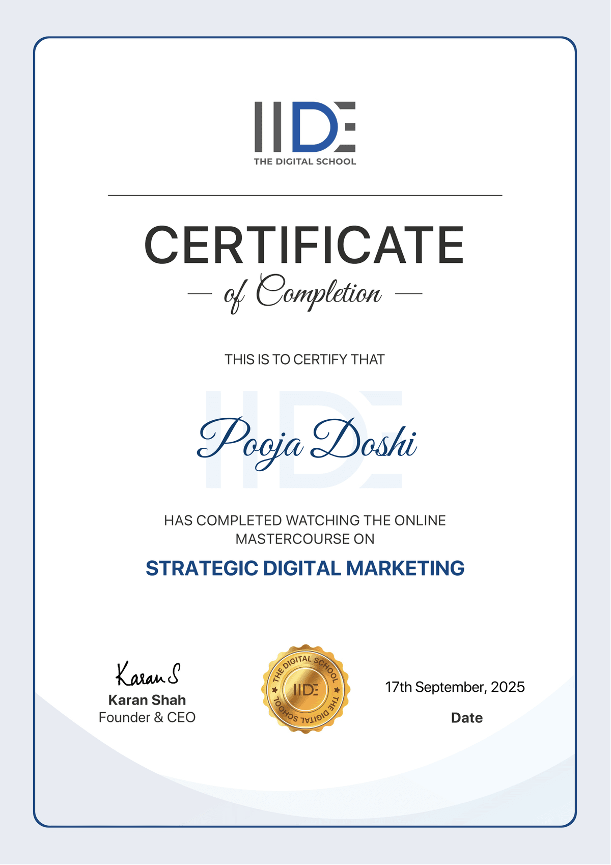 Strategic Digital Marketing