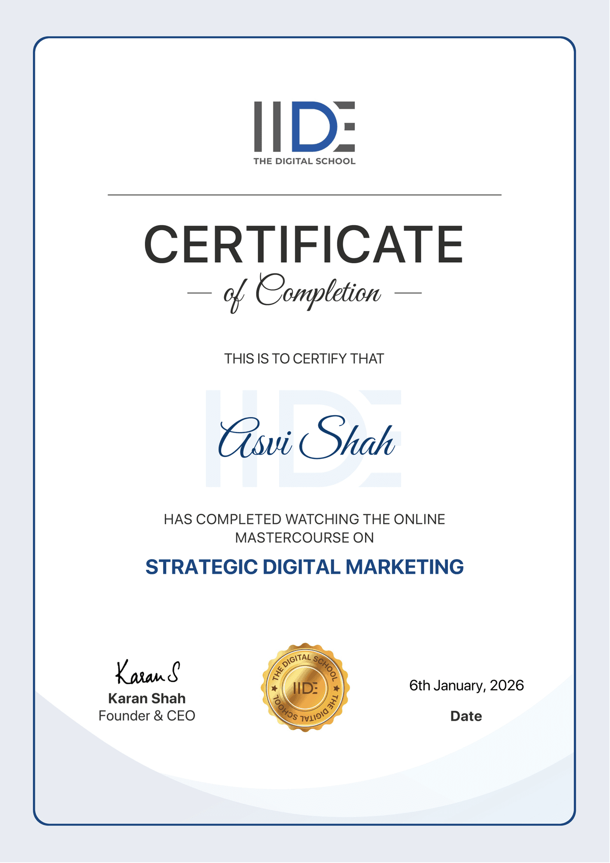 Strategic Digital Marketing
