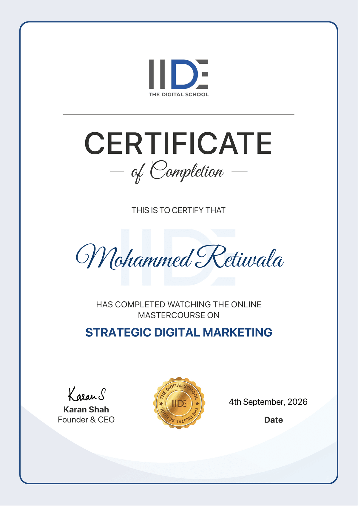 Strategic Digital Marketing